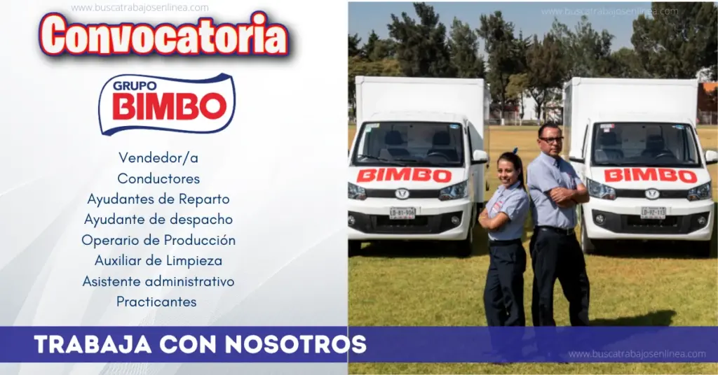 BIMBO Convocatoria Laboral