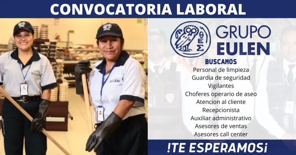 GRUPO EULEN Oferta de Empleos