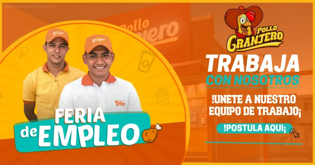 POLLO GRANJERO Convocatoria de Trabajo